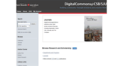 Desktop Screenshot of digitalcommons.csbsju.edu